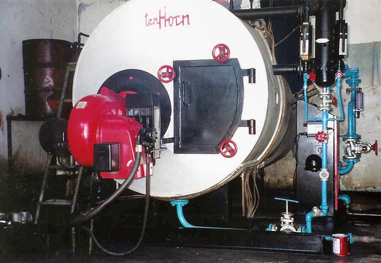 Прачечная. Защита от накипи жаротрубного парового котла